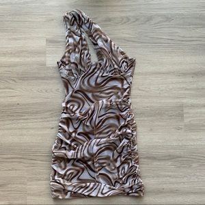 SUPDERDOWN Kasey mesh mini dress - size S